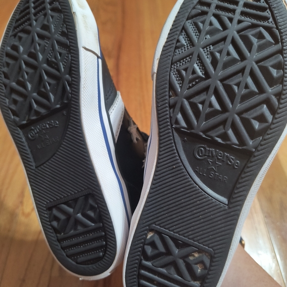 Converse All Star high top Velcro strap shoes, size children's 1.5 - Picture 9 of 12